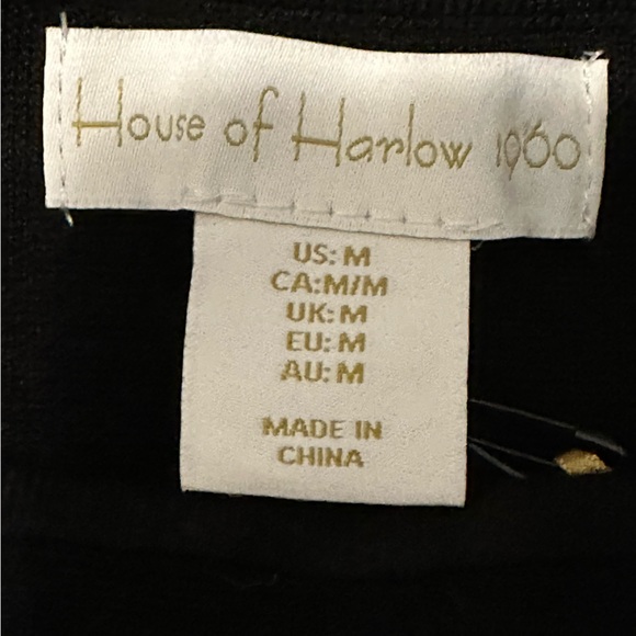 NWT - House of Harlow 1960 - Black Knit Corset Tank Top - Picture 3 of 7